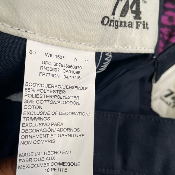 Dickies 774 Women’s Work Pants Navy Blue Size 10 Petite NEW - Picture 9 of 9